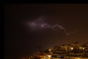 lightning, Nerja