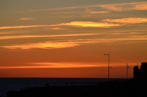 November sunset, Nerja