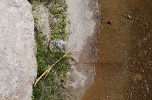 rubbish in the river, Nerja