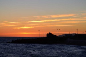 November sunset, Nerja