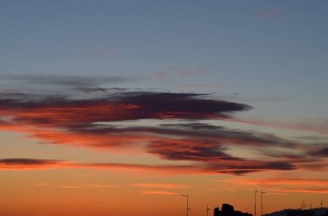 sunset, Nerja