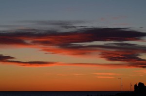 sunset, Nerja