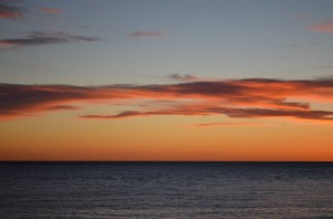 sunset, Nerja