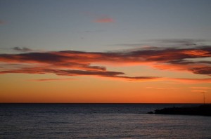 sunset, Nerja