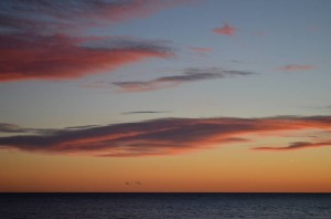 sunset, Nerja