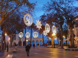 Nerja Christmas lights